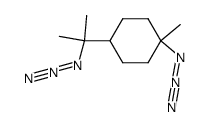 Cyclohexane, 1-azido-4-(1-azido-1-methylethyl)-1-methyl- 结构式