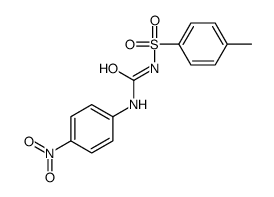 4-METHYL-N-([(4-NITROPHENYL)AMINO]CARBONYL)BENZENESULFONAMIDE 结构式
