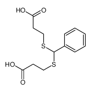 3,3'-[(苯基亚甲基)双(硫代)]双丙酸 结构式