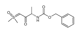 Sulfoxonium, dimethyl[(3S)-2-oxo-3-[[(phenylmethoxy)carbonyl]amino]butyl]-, inner salt 结构式