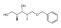 L-Arabinitol, 2,4-dideoxy-2,4-dimethyl-1-O-(phenylmethyl)- 结构式
