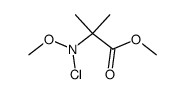 Alanine, N-chloro-N-methoxy-2-methyl-, methyl ester 结构式