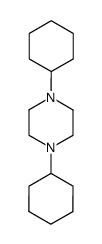 1,4-二环己基哌嗪 结构式