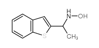 2-(1-羟基氨基乙基)-苯并噻吩 结构式