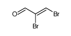 2-Propenal, 2,3-dibromo-, (E)- (9CI) 结构式