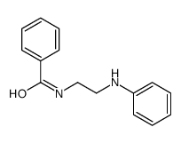 N-[2-(苯氨基)乙基]苯甲酰胺 结构式
