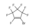 1-溴-2,3,3,4,4,5,5-七氟环戊烯 结构式
