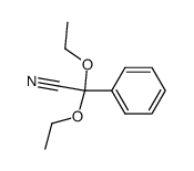 α,α-二乙氧基苯乙腈 结构式