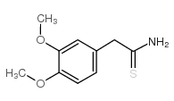 3,4-二甲氧基苯基硫代乙酰胺 结构式