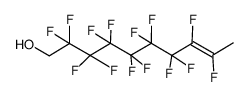 2,2,3,3,4,4,5,5,6,6,7,7,8,9-十四氟-8-癸烯-1-醇 结构式