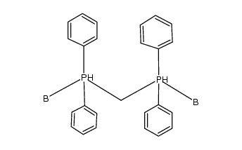 Boron, hexahydro[μ-[1,1′-methylenebis[1,1-diphenylphosphine-κP]]]di- 结构式