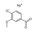 2-甲氧基-4-硝基苯酚钠 结构式