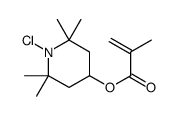 N-氯-2,2,6,6-四甲基-4-哌啶基甲基丙烯酸酯 结构式