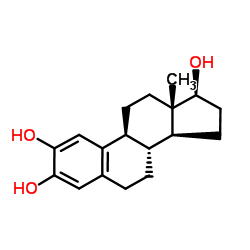 雌甾-1,3,5(10)-三烯2,3,17-三醇 结构式