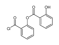 Benzoic acid, 2-hydroxy-, 2-(chlorocarbonyl)phenyl ester 结构式