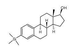3-三甲基硅基雌甾-1,3,5(10)-三烯-17β-醇 结构式