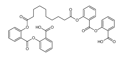 Decanedioic acid, bis[2-[(2-carboxyphenoxy)carbonyl]phenyl] ester (9CI) 结构式