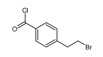 4-(2-溴乙基)苯甲酰氯 结构式