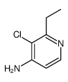 3-氯-2-乙基吡啶-4-胺 结构式