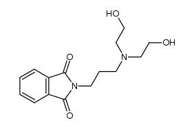 2-[3-[双(2-羟乙基)氨基]丙基]-1H-异吲哚-1,3(2H)-二酮 结构式