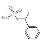 Benzene,[1-iodo-2-(methylsulfonyl)ethenyl]-, (E)- (9CI) 结构式