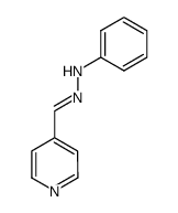 4-吡啶甲醛苯腙 结构式