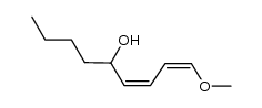 1,3-Nonadien-5-ol, 1-methoxy-, (1Z,3Z)- 结构式