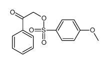 4-甲氧基苯磺酸 2-氧代-2-苯乙酯 结构式