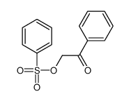 2-(苯磺酰氧基)-1-苯基乙酮 结构式
