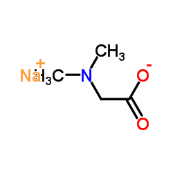 N,N-二甲基甘氨酸钠 结构式