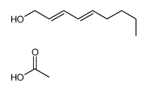 (2E,4E)-2,4-壬二烯-1-醇乙酸酯 结构式