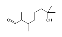 7-羟基-2,3,7-三甲基辛醛 结构式