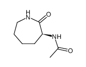 N-((S)-2-氧代六氢-1H-氮杂环庚-3-基)乙酰胺 结构式
