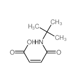 2-Butenoic acid, 4-[(1,1-dimethylethyl)amino]-4-oxo-, (2Z)- 结构式