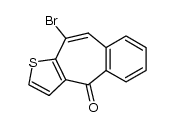 10-溴-4H-苯并[4,5]环庚三烯并[1,2-b]噻吩-4-酮 结构式