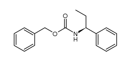 Carbamic acid, N-[(1S)-1-phenylpropyl]-, phenylmethyl ester 结构式