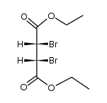 2,3-二溴丁二酸二乙酯(2R,3S)-rel- 结构式
