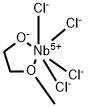 四氯[2-(甲氧基-κO)乙醇酸根合-κO]铌, (OC-6-32)- 结构式