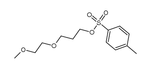 3-(2-甲氧基乙氧基)丙基对甲苯磺酸酯 结构式
