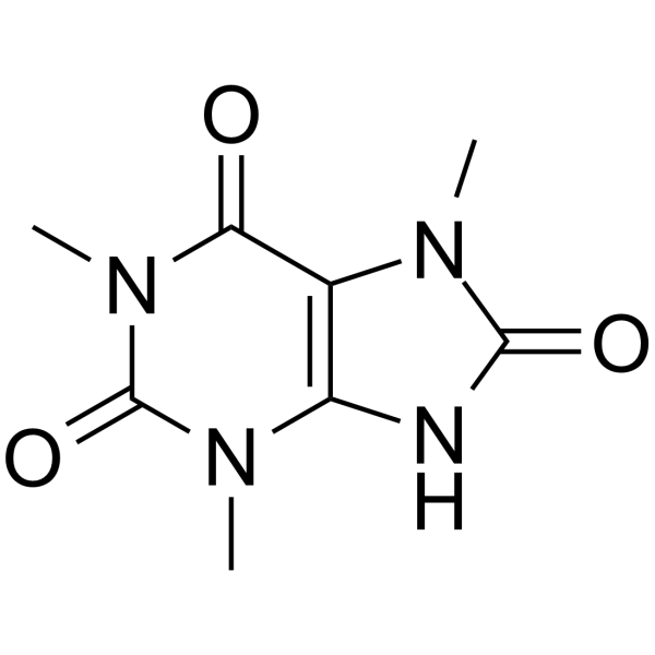 1,3,7-三甲基尿酸 结构式