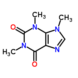 1,3,9-三甲基黄嘌呤 结构式