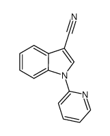 1-(PYRIDIN-2YL)-1H-INDOLE-3-CARBONITRILE 结构式