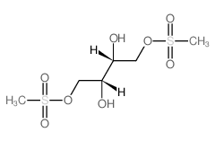 1,2,3,4-Butanetetrol,1,4-dimethanesulfonate, (R*,R*)- (9CI) 结构式