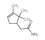2,2,3-三甲基-3-环戊烯-1-乙酰胺 结构式