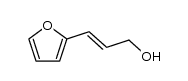 3-(2-呋喃基)-2-丙烯-1-醇 结构式