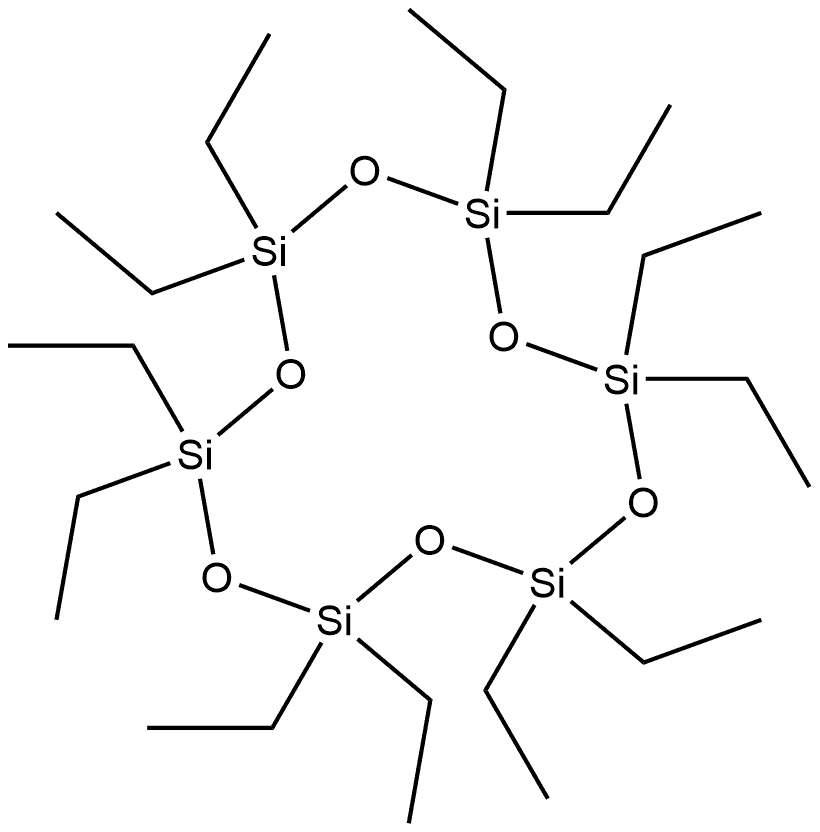 十二乙基环六硅氧烷 结构式