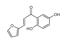 2-Propen-1-one, 1-(2,5-dihydroxyphenyl)-3-(2-furanyl)- 结构式