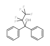 2,2,3,3,3-五氟-1,1-二苯基-1-丙醇 结构式