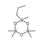 Cyclotrisiloxane, 2,2,4,4,6-pentamethyl-6-propyl- 结构式