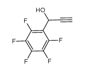 α-乙炔基-2,3,4,5,6-五氟苯甲醇 结构式